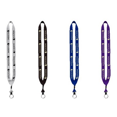 3/4" Polyester Lanyard with O-Ring